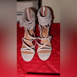 Jeffrey Campbell Women's Cream Strappy Sandals